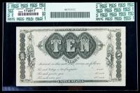 1879, $10 Refunding Certificate. PCGS Choice About New 55 - 2