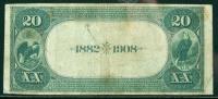 1882, $20 National Bank Note. The First NB, Fullerton, CA. PCGS Apparent Fine 15 - 2