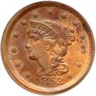 1853 Coronet Head Cent. PCGS MS64