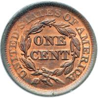 1853 Coronet Head Cent. PCGS MS64 - 2