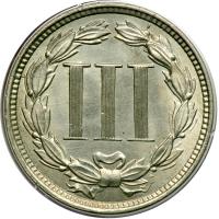 1881 Nickel Three Cents. PCGS MS65 - 2