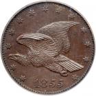 1855 Pattern Cent. Bronze, plain edge. Original. Judd-168. Pollock-193 Rarity 4. PCGS PF64