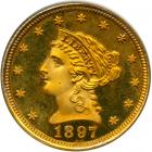 1897 $2.50 Liberty. PCGS PF66