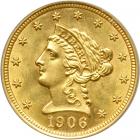 1906 $2.50 Liberty. PCGS MS63