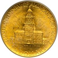 1926 Sesquicentennial Gold $2.50. PCGS MS63 - 2