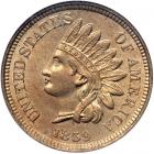 1859 Pattern Cent. Copper-nickel, plain edge. Judd-228. Pollock-272 Rarity 1. NGC MS65