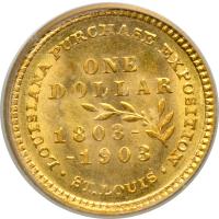 1903 Louisiana Purchase-Jefferson Gold Dollar. PCGS MS64 - 2