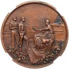 1898-99 Spanish American War Service Medal California Issued NGC graded medal AU Details