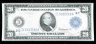 1914, $20 Federal Reserve Note. PCGS About New 53