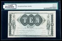 1879, $10 Refunding Certificate. PMG About Uncirculated 53EPQ - 2