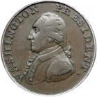 1793/2 Washington Ship Halfpenny with Lettered Edge Breen-1225. PCGS VF35