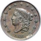 1831 N-12 R1. PCGS MS64