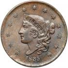 1835 N-15 R2 Head of 1836 MS60.