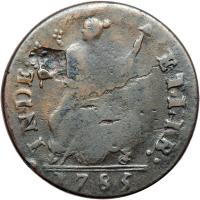 1785 Connecticut Miller 6.4-I Rarity-2 F15. - 2