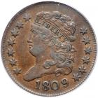 1809/6 C-5 R1 Overdate 9 over 6. PCGS EF40