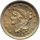 Group of 5 Half Cents 1807-1853.