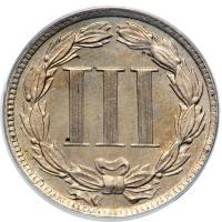 1886 Nickel Three Cents. PCGS PF64 - 2