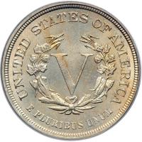 1883 Liberty Nickel. Without "CENTS". PCGS MS65 - 2