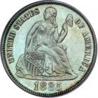 1885 Liberty Seated Dime. PCGS PF62