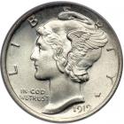 1919 Mercury Dime. PCGS MS64