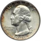 1936-S Washington Quarter Dollar. PCGS MS65