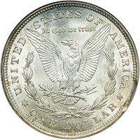 1921 MINT ERROR. Partial Collar Rim Clip. ANACS MS64 - 2