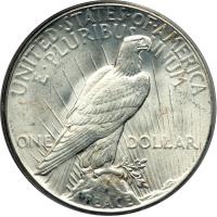 1927 Peace Dollar. PCGS MS62 - 2
