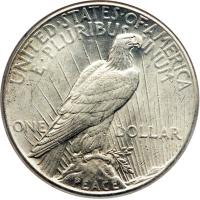 1928 Peace Dollar. PCI AU50 - 2