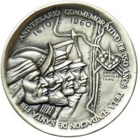 1960. Medallic Art Company Founding of Santa Fe 350th Commemorative Anniversary - 2