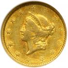 1851 Gold $1. ANACS EF40