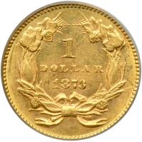 1873. Open 3 PCGS graded Genuine - 2