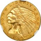 1915 $2.50 Indian. NGC MS61