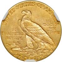 1915 $2.50 Indian. NGC MS61 - 2