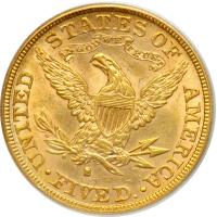 1885-S $5 Liberty. PCGS MS62 - 2
