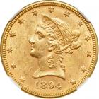 1894 $10 Liberty. NGC MS61