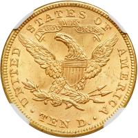 1894 $10 Liberty. NGC MS61 - 2