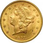 1897 $20 Liberty. PCGS MS62