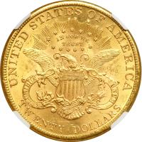 1897 $20 Liberty. NGC MS61 - 2