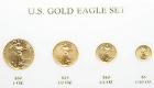 1986 4-Piece American Gold Eagle Set