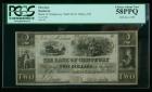 Bank of Chippeway, Sault De St. Marys, MI. $2.00 Jan. 3, 1858. PCGS Choice About New 58PPQ