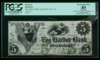 Egg Harbor Bank, Egg Harbor City, NJ. $5.00 July 1, 1861. PCGS Apparent Extremely Fine 40