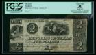 Republic of Texas, Austin, TX. $2.00 May 1, 1841. PCGS Apparent Very Fine 30, CC Cancelled