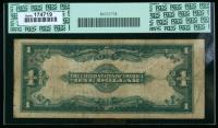 1923, $1 United States Note. PCGS Apparent Very Good 8 - 2