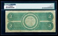 1862, $2 United States Note. PMG Fine 12 - 2