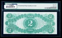 1917, $2 United States Note. PMG Choice Uncirculated 63EPQ - 2
