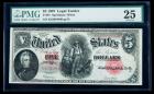 1907, $5 United States Note. PMG Very Fine 25