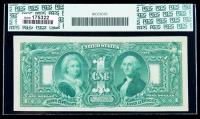 1896, $1 Silver Certificate. PCGS Choice About New 58PPQ - 2
