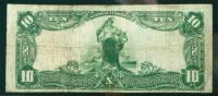 1902, $10 National Bank Note. The First NB, Anaheim, CA. PCGS Fine 15 - 2