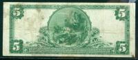 1902, $5 National Bank Note. The First NB, Garden Grove. PCGS Fine 15 - 2