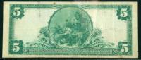 1902, $5 National Bank Note. The Commercial NB, Santa Ana, CA. PCGS Apparent Very Fine 25 - 2